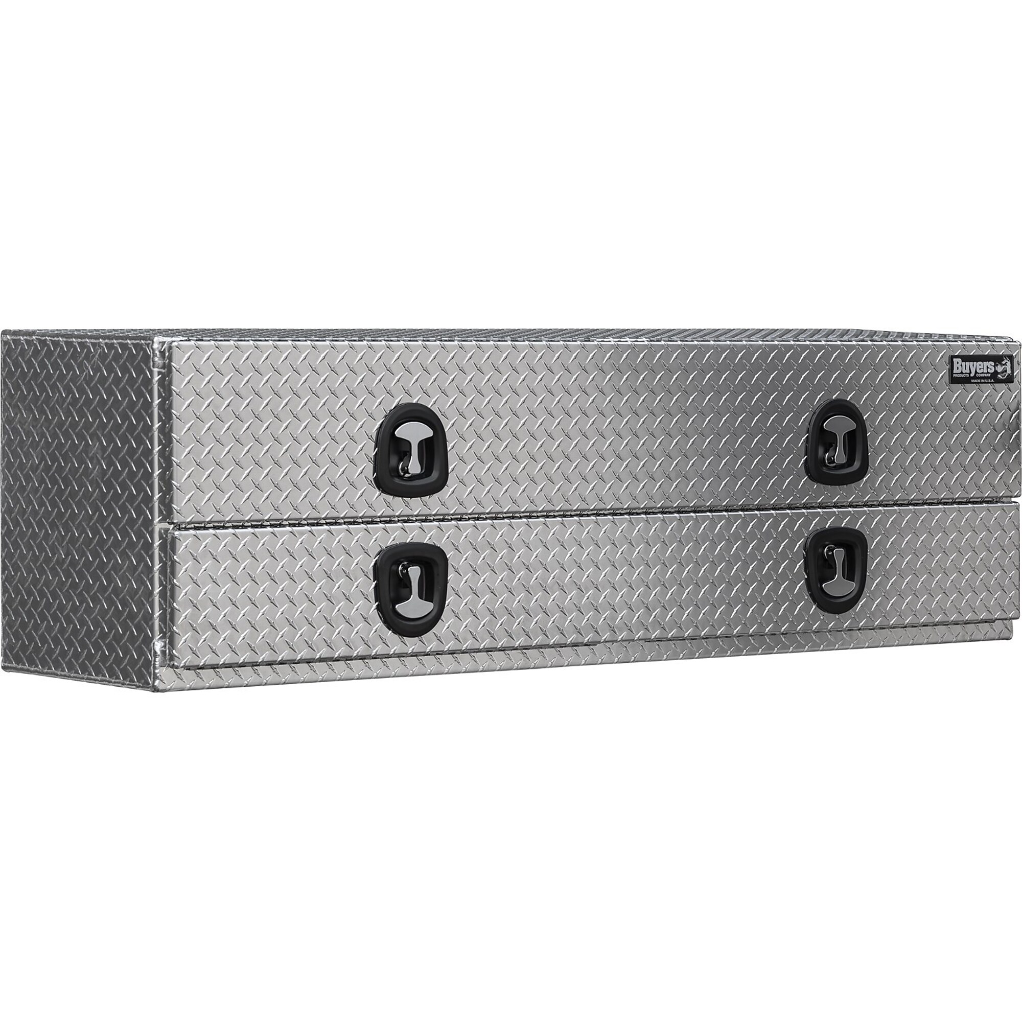 Buyers Products 21x18x90 Inch Diamond Tread Aluminum Heavy-Duty Flatbed Contractor With Lower Door ,Model# 1701588